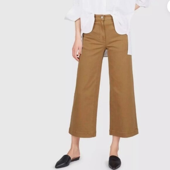 Everlane Wide Leg Crop Pants - 0 - Picture 1 of 11